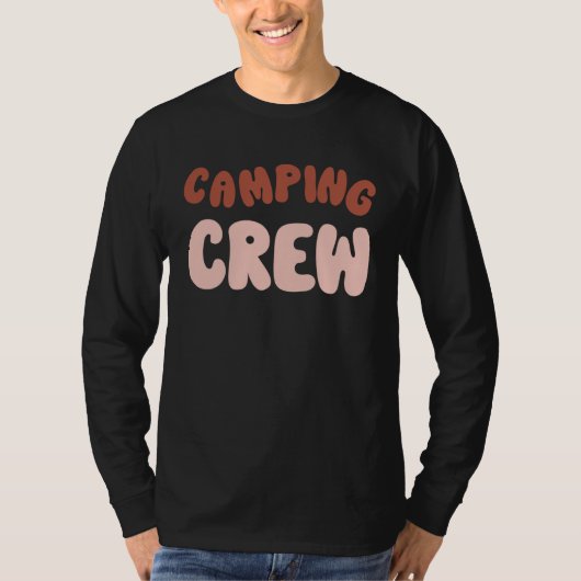 T-shirt Camping Crew Family Camping Trip Matching Group Ca (Devant)