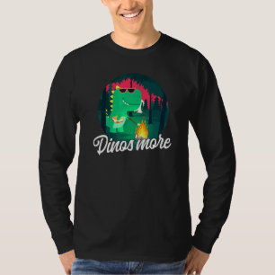 T-shirt Camping Cute Dinosmore Feu de Campement Smore Mars