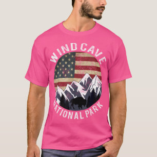 T-shirt Camping dans le parc national de Wind Cave, Dakota