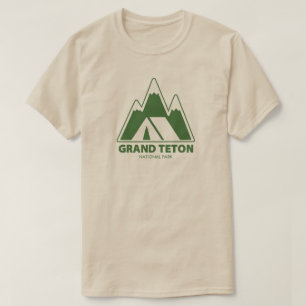 T-shirt Camping dans les montagnes du Parc national de Gra