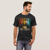 T-shirt Camping Dans Les Tentes Camping Extérieur Camping (Devant entier)