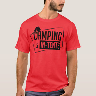 T-shirt Camping Dans Tentes 1