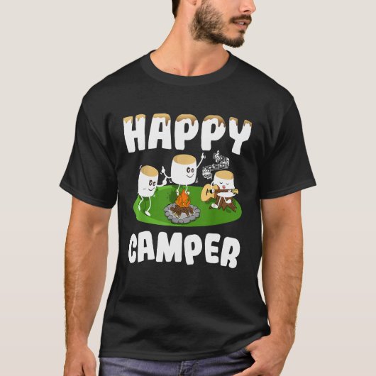 T-shirt Camping de camping-cars RV Life (Devant)