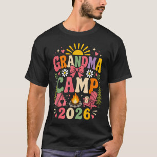T-shirt Camping de Mamie 2026 Vacances d'été en famille