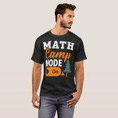 T-shirt Camping de maths Mathématicien Campeur Mathématiqu (Devant entier)