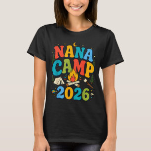 T-shirt Camping de Nana 2026 mamie rétro camping en famill
