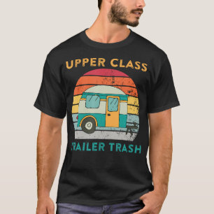 T-shirt Camping de remorque de classe supérieure Retro Fun