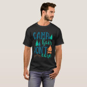 T-shirt Camping d'été Cute Hair Dont Care (Devant entier)