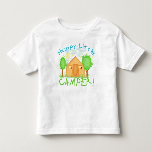 T-shirt Camping d'été pour enfants (Devant)