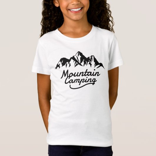 T-Shirt Camping en montagne (Devant)