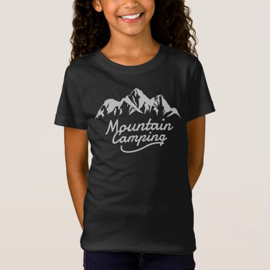 T-Shirt Camping en montagne (Devant)