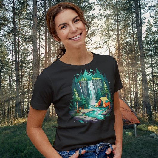 T-shirt Camping en nature