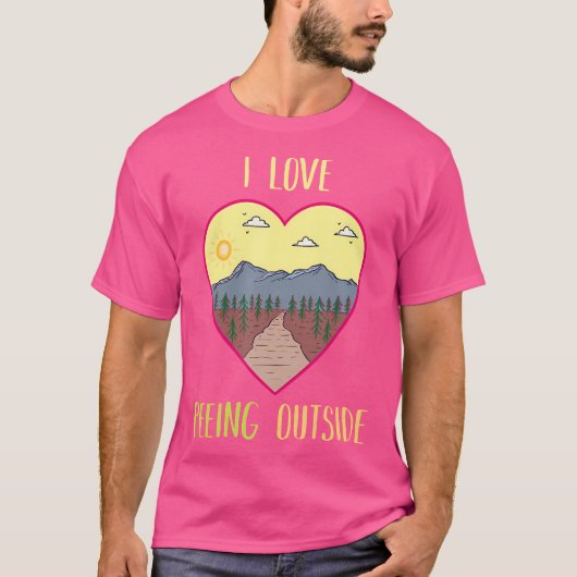 T-shirt Camping En Plein Air Camp Lakeside Funny Backpacke (Devant)