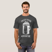 T-shirt Camping Enjoy Your Adventure Coffee Mug Canoe fami (Devant entier)