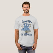 T-shirt Camping est Intents Funny Pun (Devant entier)