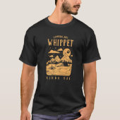 T-shirt Camping Et Whippet Kinda Day Snap Chien (Devant)