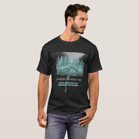 T-shirt Camping-Extérieur (Devant entier)