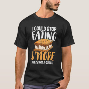 T-shirt Camping extérieur S'mores Citation pour un S'mores