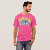 T-shirt Camping Faire Une Randonnée Rainbow Summer Randonn (Devant entier)