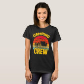 T-shirt Camping Famille Camping Camper Road Trip Match (Devant entier)