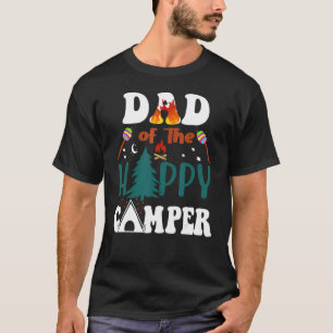 T-shirt Camping Famille Papa Du Camper Happy