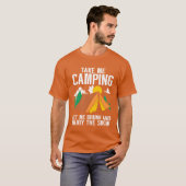 T-shirt Camping Feu de camp Amis campeurs (Devant entier)