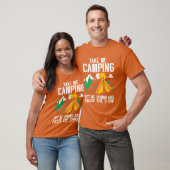 T-shirt Camping Feu de camp Amis campeurs (Unisexe)