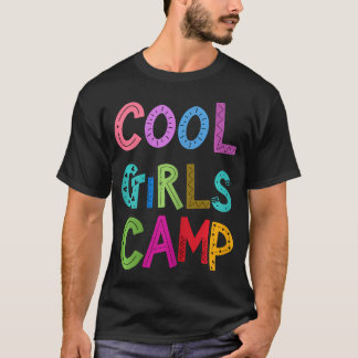 T-shirt Camping Filles cool Amateurs de Camping Enfants Fi