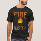 T-shirt Camping Fire Master (Devant)