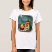 T-shirt Camping Forest Night Adventure (Devant)