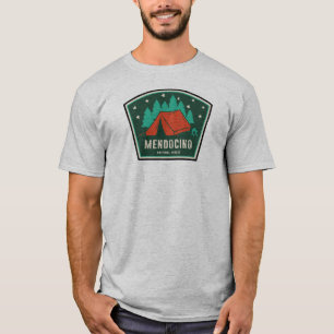 T-shirt Camping forestier national de Mendocino