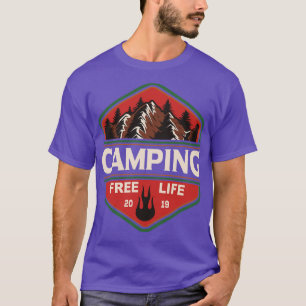 T-shirt Camping Free Life