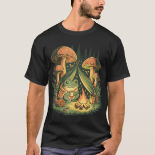 T-shirt Camping Frog Campfire Wilderness Outdoors