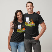 T-shirt Camping Gift S'Mores Marshmallow Camp Fire (Unisexe)