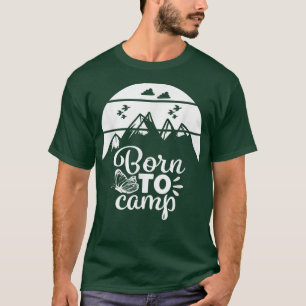 T-shirt Camping Glamping Campers Vie Tente Grand Extérieur