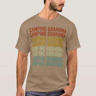 T-shirt Camping Grandma Rv Camper Camping Grandma Glamping