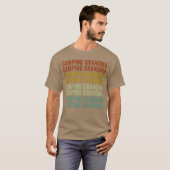 T-shirt Camping Grandma Rv Camper Camping Grandma Glamping (Devant entier)