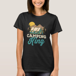 T-shirt Camping Graphisme Pour Garçons Et Hommes Camper