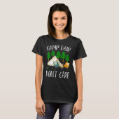 T-shirt Camping Hair Don't care Camping Camper (Devant entier)