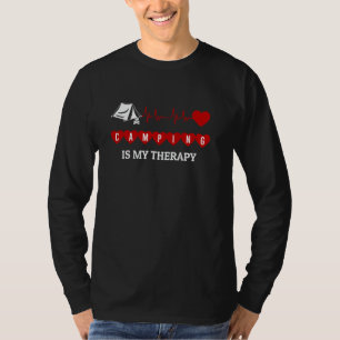 T-shirt Camping Heartbeat Heartline RV Camper Life Don Me