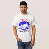 T-shirt Camping heureux (Devant entier)