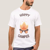 T-shirt Camping heureux (Devant)