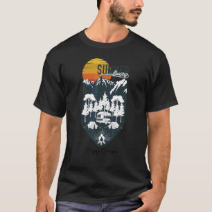T-shirt Camping Hommes Femmes Rétro les années 70 80s 90s