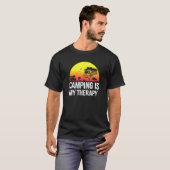 T-shirt Camping is My Therapy - Camping (Devant entier)