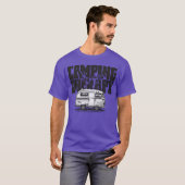 T-shirt Camping is my therapy funny sayings (Devant entier)