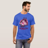T-shirt Camping Is My Valentineshirt girl (Devant entier)