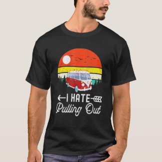 T-shirt Camping Je déteste sortir la remorque de camping-c