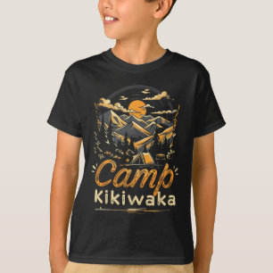 T-shirt Camping Kikiwaka campeur randonnée tente forêt mon