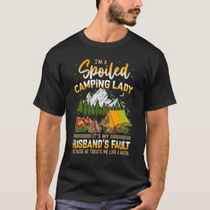 T-shirt Camping Lady I'm A Spoiled Camping Lady Camper 1