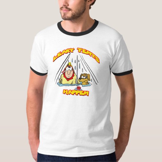 T-shirt Camping-LeakyTentes (Devant)